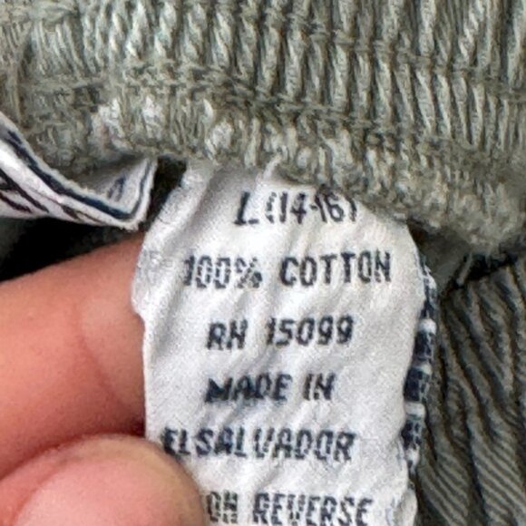 Kids Olive Green Elastic Waist Shorts - Picture 3 of 9